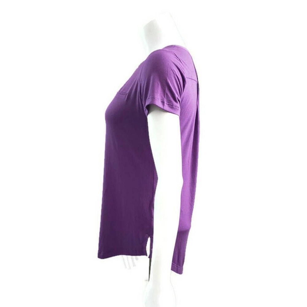 NYDJ Women's Half Button Crew Neck Cap Sleeves Blouse XXS - Picture 4 of 11